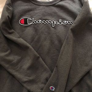 grey champion sweatshirt